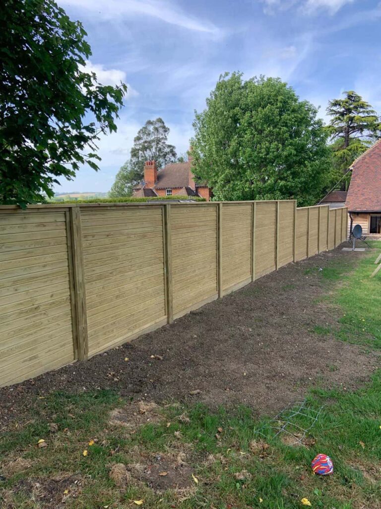This is a photo of an acoustic fence installed by Fast Fix Fencing Newmarket